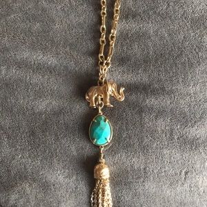 Lilly Pulitzer tassel necklace